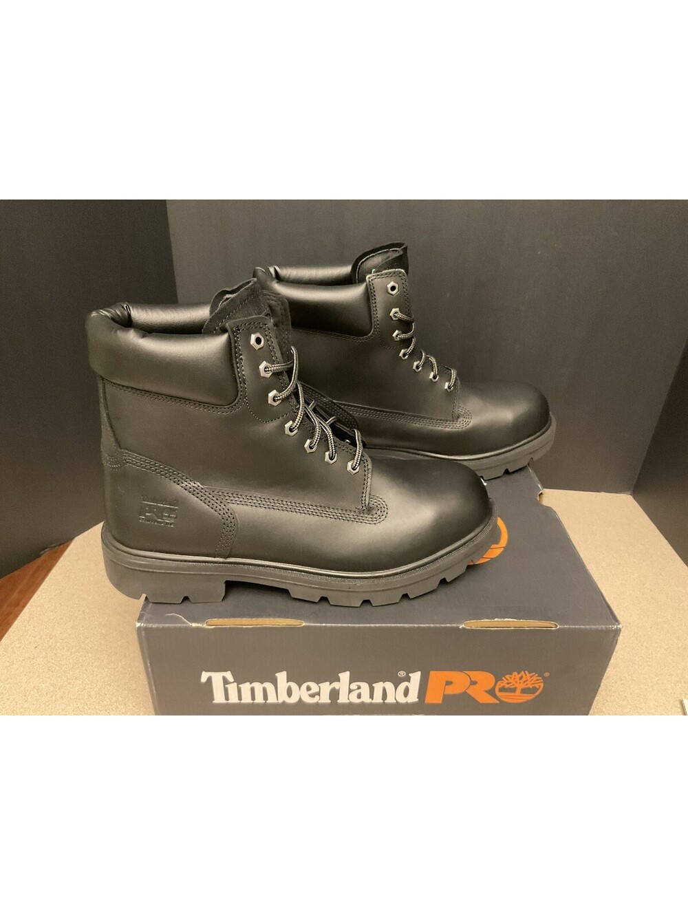 New! Mens Timberland PRO Sawhorse 6" Composite Toe Leather Work Boots. Size 11M.